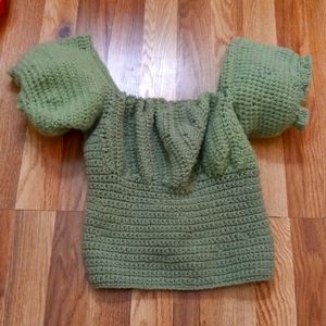 Hand made croped blouse